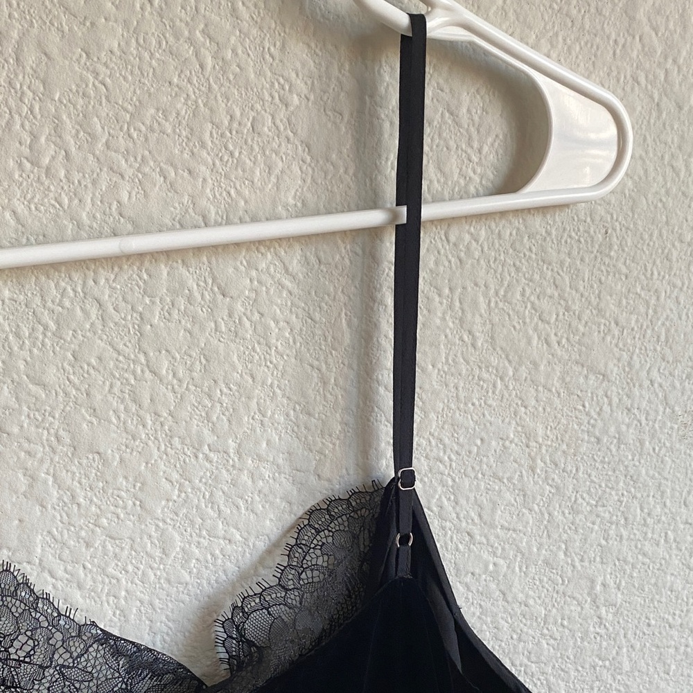 Cami NYC Black Velvet Lace Cami - Picture 10 of 10
